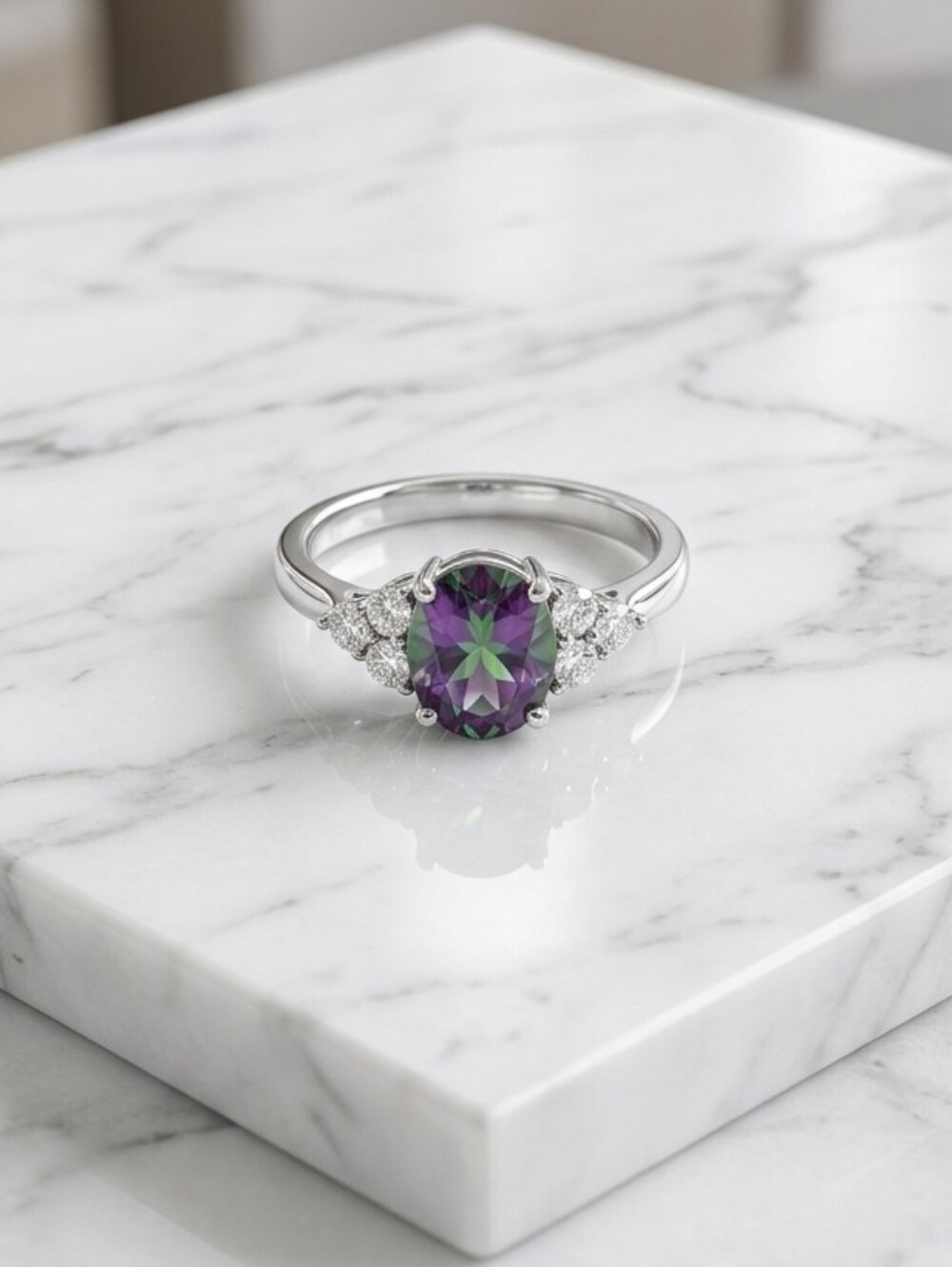 Mystic Topaz Ring Size 8